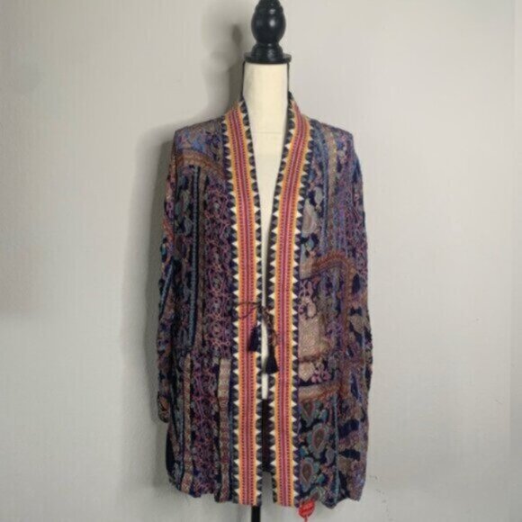 NWT Johnny Was Omo Burnout Kimono - Picture 5 of 14